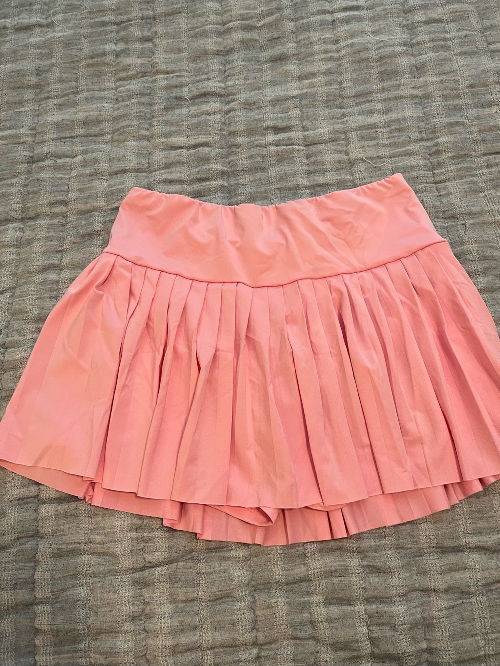 SHEIN Pink Pleated Mini Skort